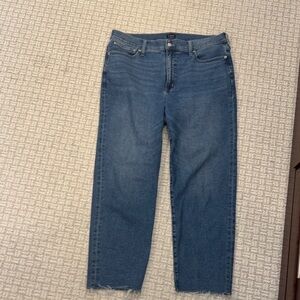 J. Crew Ankle Cropped Blue Jeans